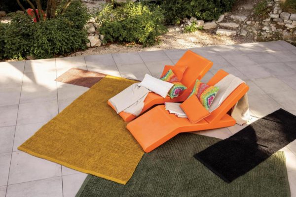 Tapis Elios Moutarde 120 x 170 Tapis La Vallée du blanc