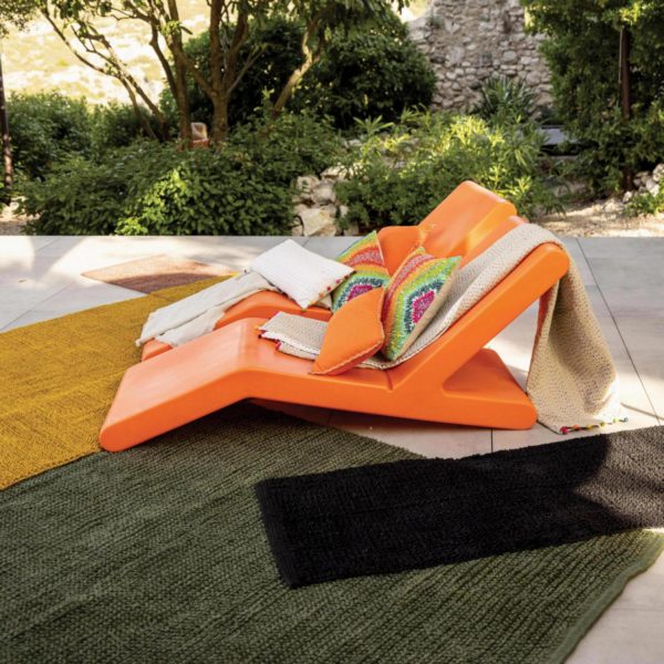 Tapis Elios Moutarde 120 x 170 Tapis La Vallée du blanc