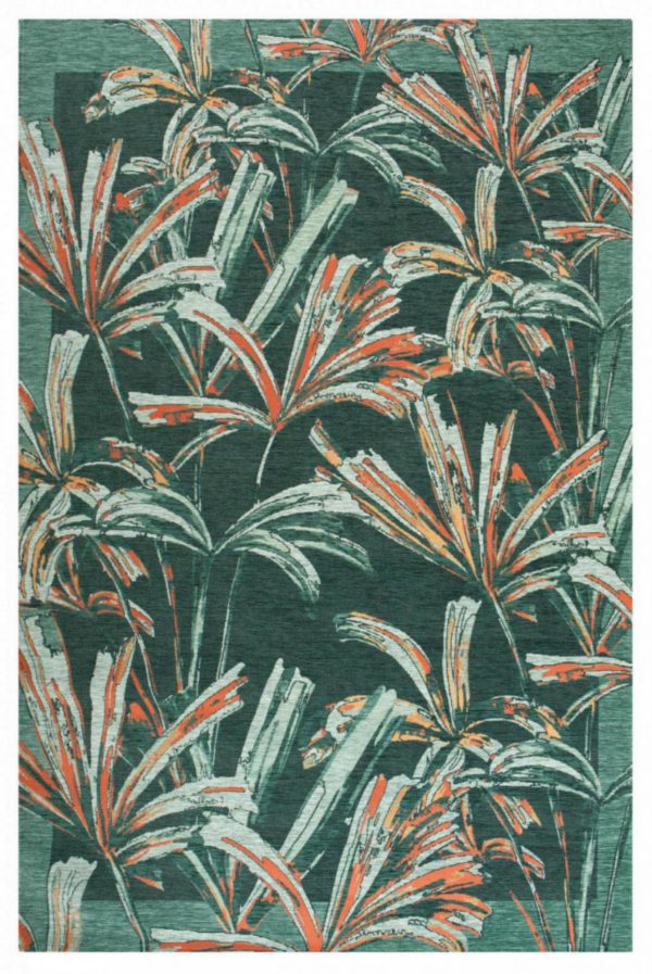 Tapis Silvia Vert de gris 155 x 230 Tapis La Vallée du blanc