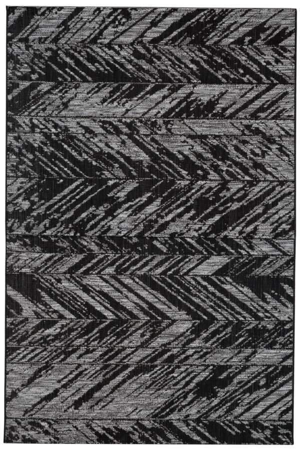 Tapis Evora Noir 160 x 230 Tapis La Vallée du blanc