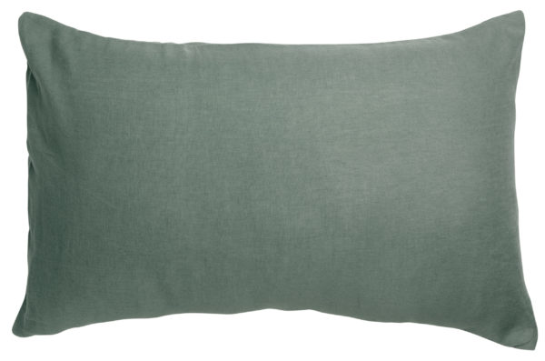 Taie d’oreiller stonewashed Zeff Thym 50 x 75 Taies d'oreiller La Vallée du blanc