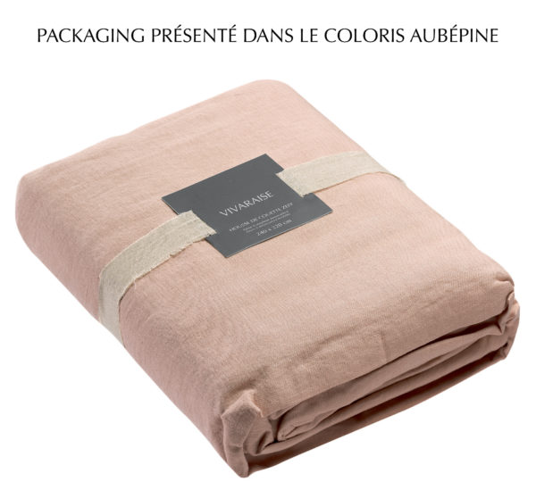Housse de couette stonewashed Zeff Thym 240 x 220 Housses de couette La Vallée du blanc