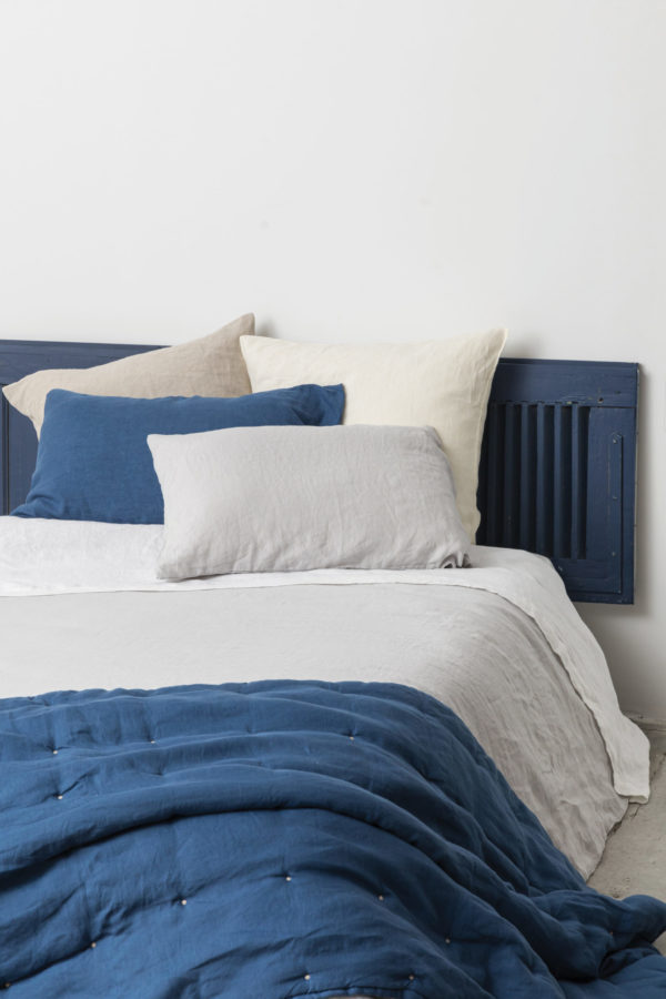 Housse de couette stonewashed Zeff Perle 240 x 220 Housses de couette La Vallée du blanc