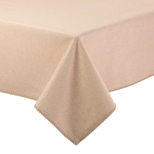 Nappe recyclée Delia Naturel 170 x 170 Nappes La Vallée du blanc