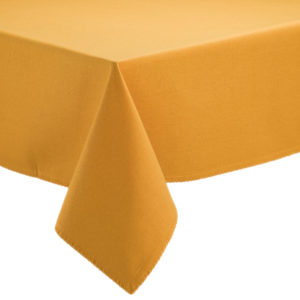 Nappe recyclée Delia Tournesol 170 x 170 Nappes La Vallée du blanc