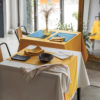 Nappe recyclée Delia Tournesol 170 x 250 – Image 3