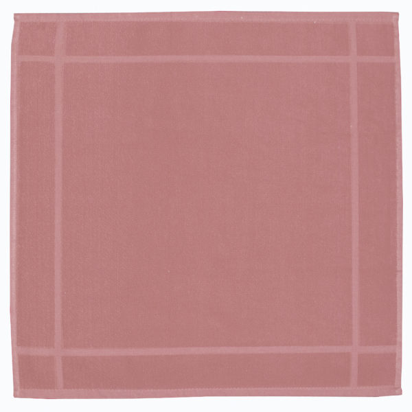 Essuie-mains Loess Bois de rose 50 x 50 Essuie-mains La Vallée du blanc