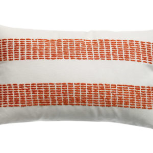 Coussin à rayures Diana Marmelade 30 x 50 Coussins La Vallée du blanc