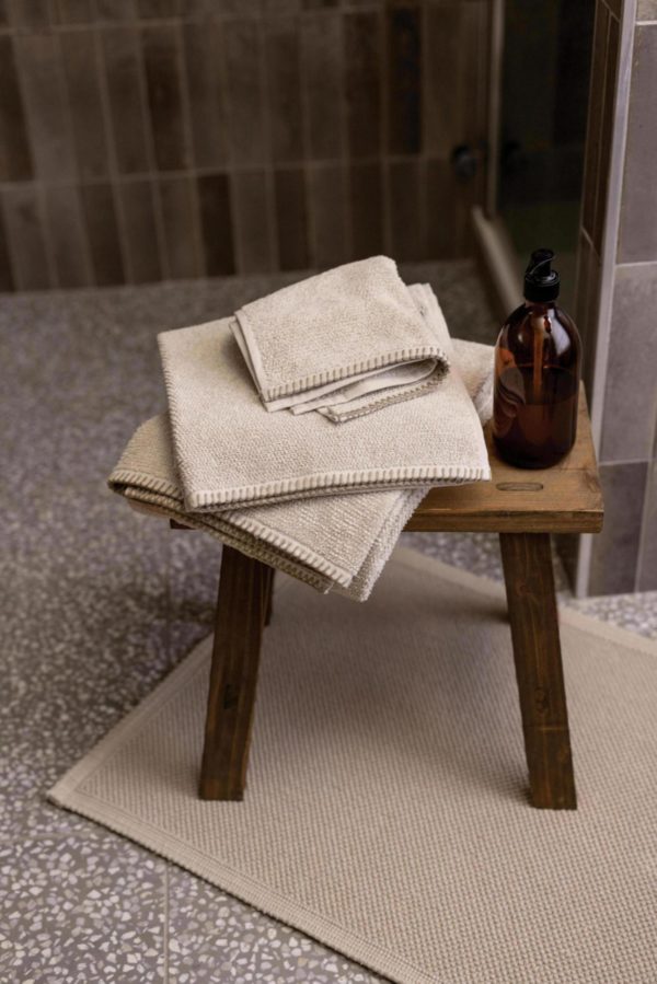 Drap de douche Bora Galet 70 x 130 Draps de douche La Vallée du blanc