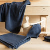 Drap de bain Bora Encre 90 x 150 – Image 2