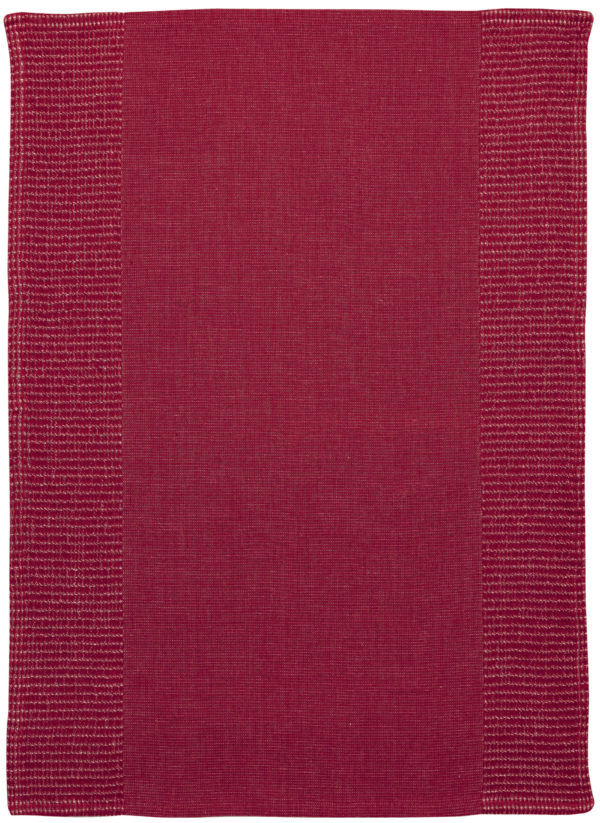 Torchon nid d’abeilles Achil Rubis 50 x 70 Torchons La Vallée du blanc