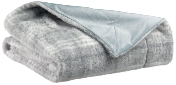Plaid Luba Perle 140 x 180 Plaids La Vallée du blanc