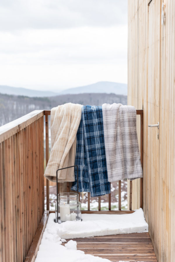 Plaid Luba Perle 140 x 180 Plaids La Vallée du blanc