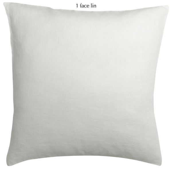 Taie d’oreiller Linco Blanc 65 x 65 Taies d'oreiller La Vallée du blanc