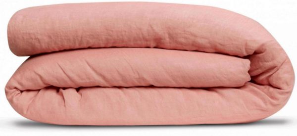Housse de couette Linco Blush 260 x 240 bouteille 40 cm Housses de couette La Vallée du blanc