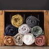 Drap housse Calita Perle 140x190 bonnet 30 cm – Image 2
