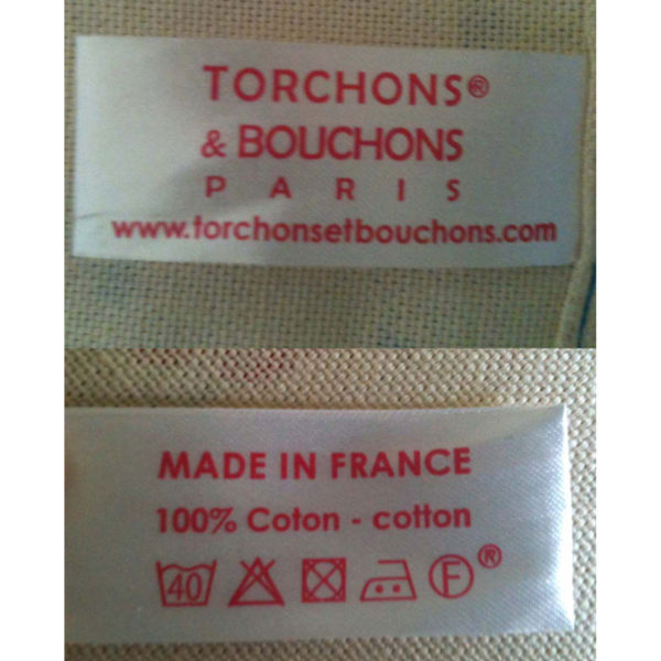 Torchon Bouteille Bourgogne 72 X 48 Torchons La Vallée du blanc