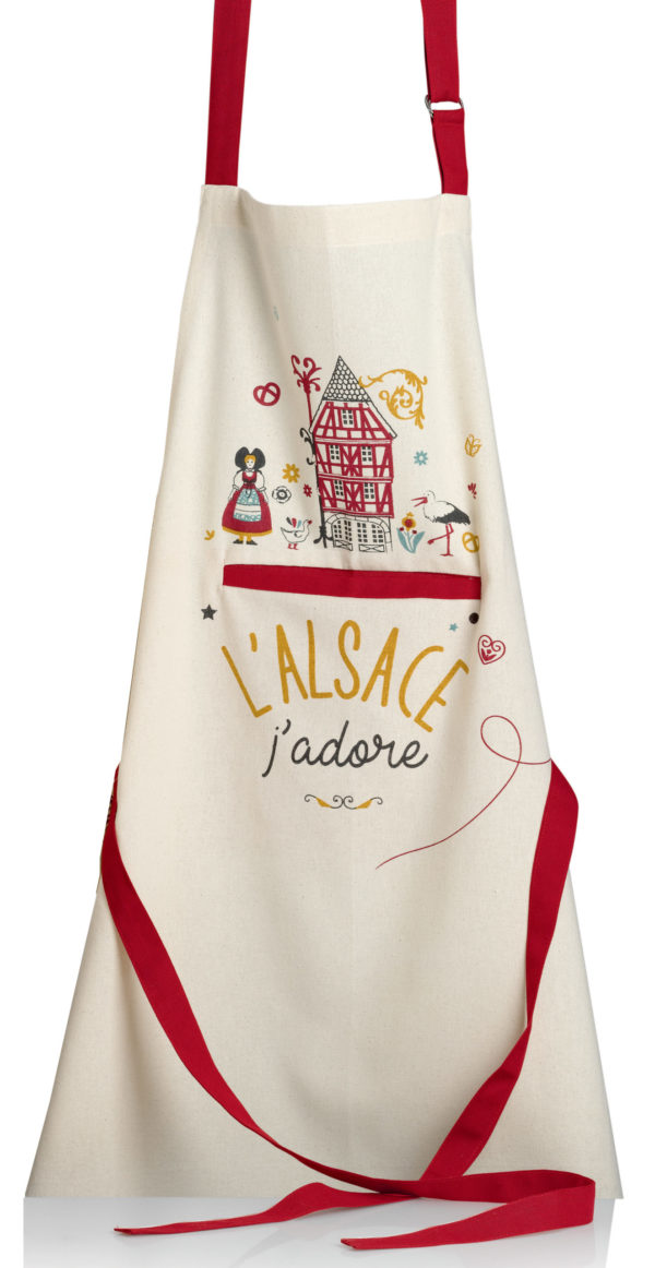 Tablier de cuisine Natt Ficelle 72 x 85 Tabliers La Vallée du blanc