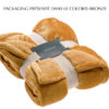 Jeté de lit Michka Amande 220 x 240 – Image 4
