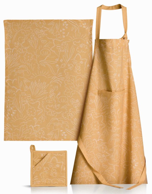 Tablier de cuisine Bio Freedom Bambou 72 x 85 Tabliers La Vallée du blanc