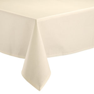 Nappe Bio Gamme unie Creme 150 x 250 Nappes La Vallée du blanc