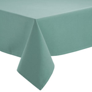 Nappe Bio Gamme unie Vert de gris 150 x 250 Nappes La Vallée du blanc