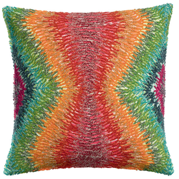 Coussin Stella brodé Multico 45 x 45 Coussins La Vallée du blanc