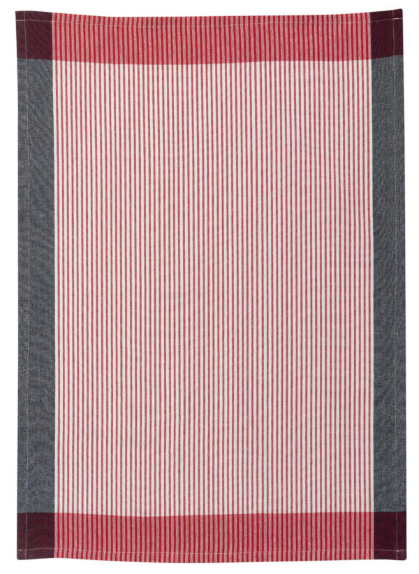Torchon recyclé Dinis Rouge 50 x 70 Torchons La Vallée du blanc