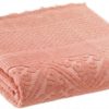 Drap de bain uni Zoe Argile 100 x 180