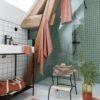 Drap de bain uni Zoe Argile 100 x 180 – Image 2