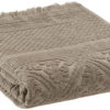 Drap de bain uni Zoe Chamois 100 x 180