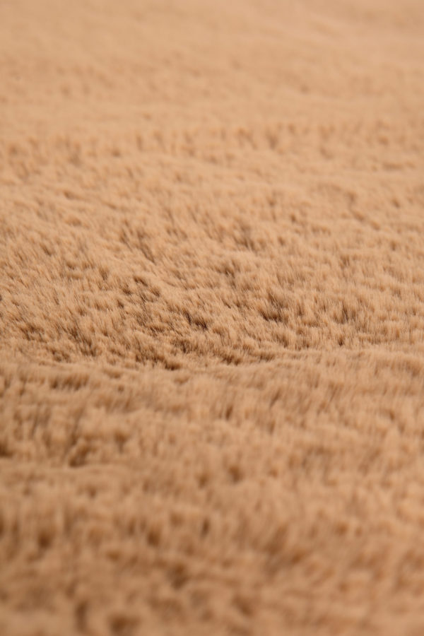 Tapis Eddy Camel diamètre 160 cm Tapis La Vallée du blanc