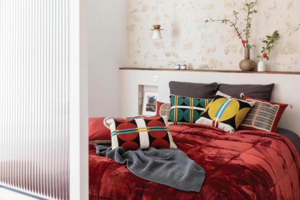 Plaid BeTender Géranium 130 x 180 Plaids La Vallée du blanc