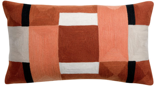Coussin Dea brodé Goyave 30 x 50 Coussins La Vallée du blanc
