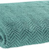 Serviette Invité Uni Roberto Vert de Gris 30 X 50