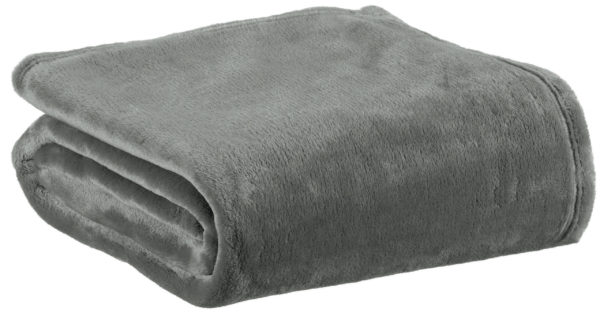 Plaid recyclé Théo Gris 130 x 160 Plaids La Vallée du blanc
