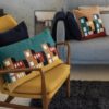 Coussin brodé Suri Multico 40 x 65 – Image 2