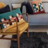Coussin brodé Suri Multico 40 x 65 – Image 4