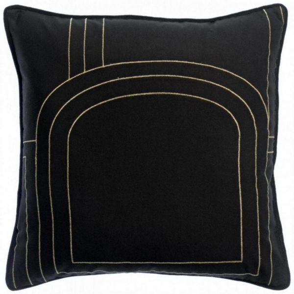 Coussin Jaden Caviar 45 x 45 Coussins La Vallée du blanc