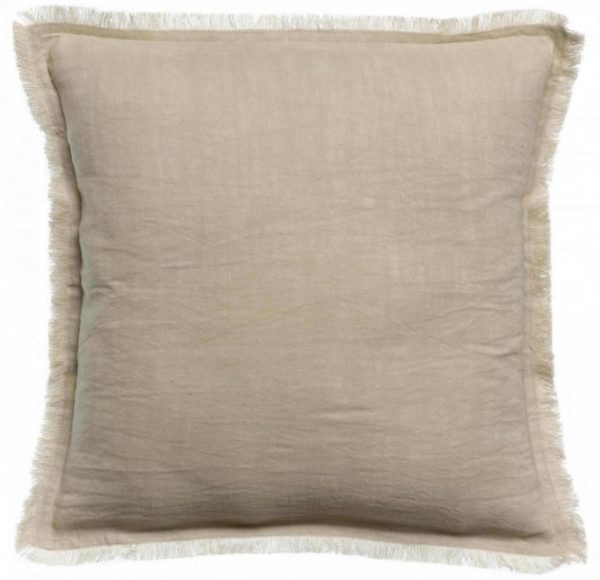 Coussin uni Laly Lin 45 x 45 Coussins La Vallée du blanc