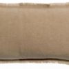 Coussin uni Laly Galet 30 x 50