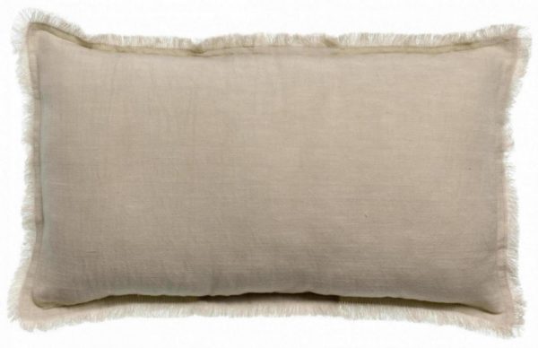 Coussin uni Laly Lin 30 x 50 Coussins La Vallée du blanc