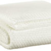 Plaid tricot recyclé Danilo Neige 130 x 160