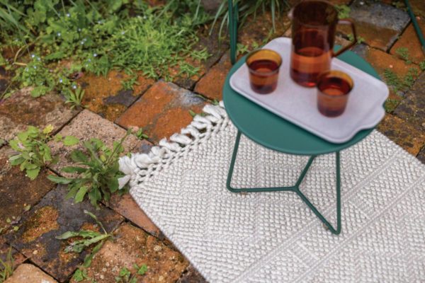 Tapis Soan outdoor Neige 60 x 90 Tapis La Vallée du blanc