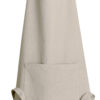 Tablier de cuisine recyclé Ada Ficelle 72 x 85