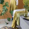 Nappe recyclée Grace Kaki 140 x 140 – Image 5