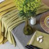 Nappe recyclée Grace Ombre 140 x 140 – Image 4