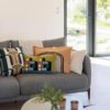 Coussin stonewashed Tana Crème 40 x 65 – Image 2