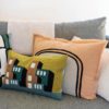 Coussin stonewashed Tana Crème 40 x 65 – Image 3