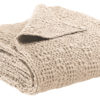 Jeté stonewashed Tana Crème 240 x 260